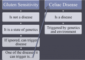 Celiac vs. gluten sensitivity