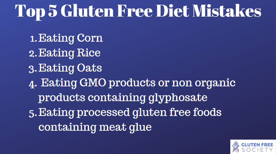 Top 5 Mistakes When Going Gluten Free