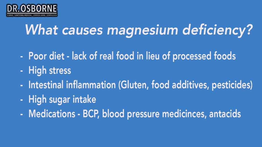 magnesium deficiency