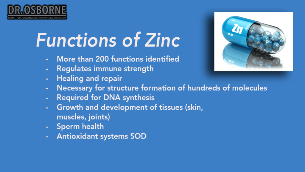 functions of zinc