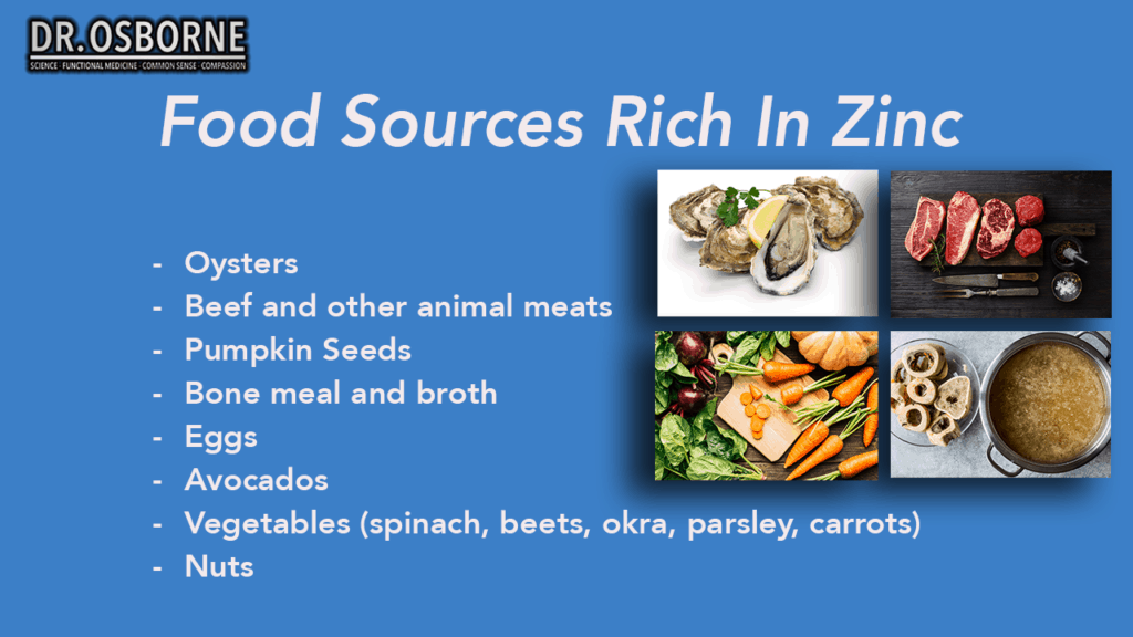 food sources of zinc