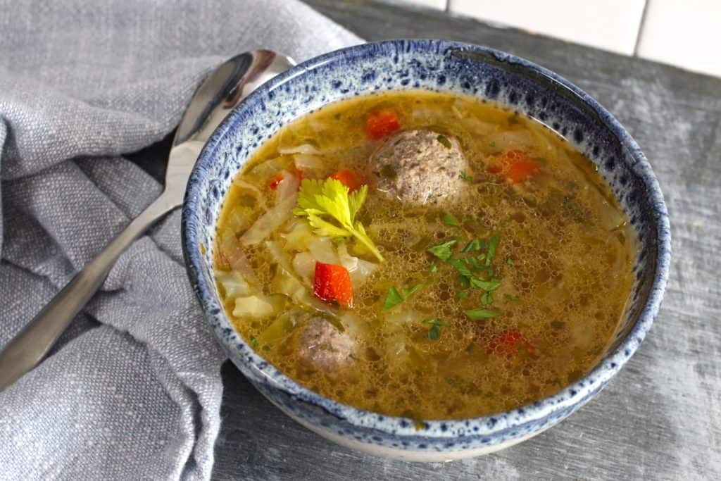 No grain no pain recipe meatball soup