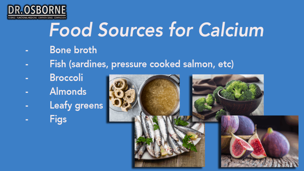 food sources of calcium