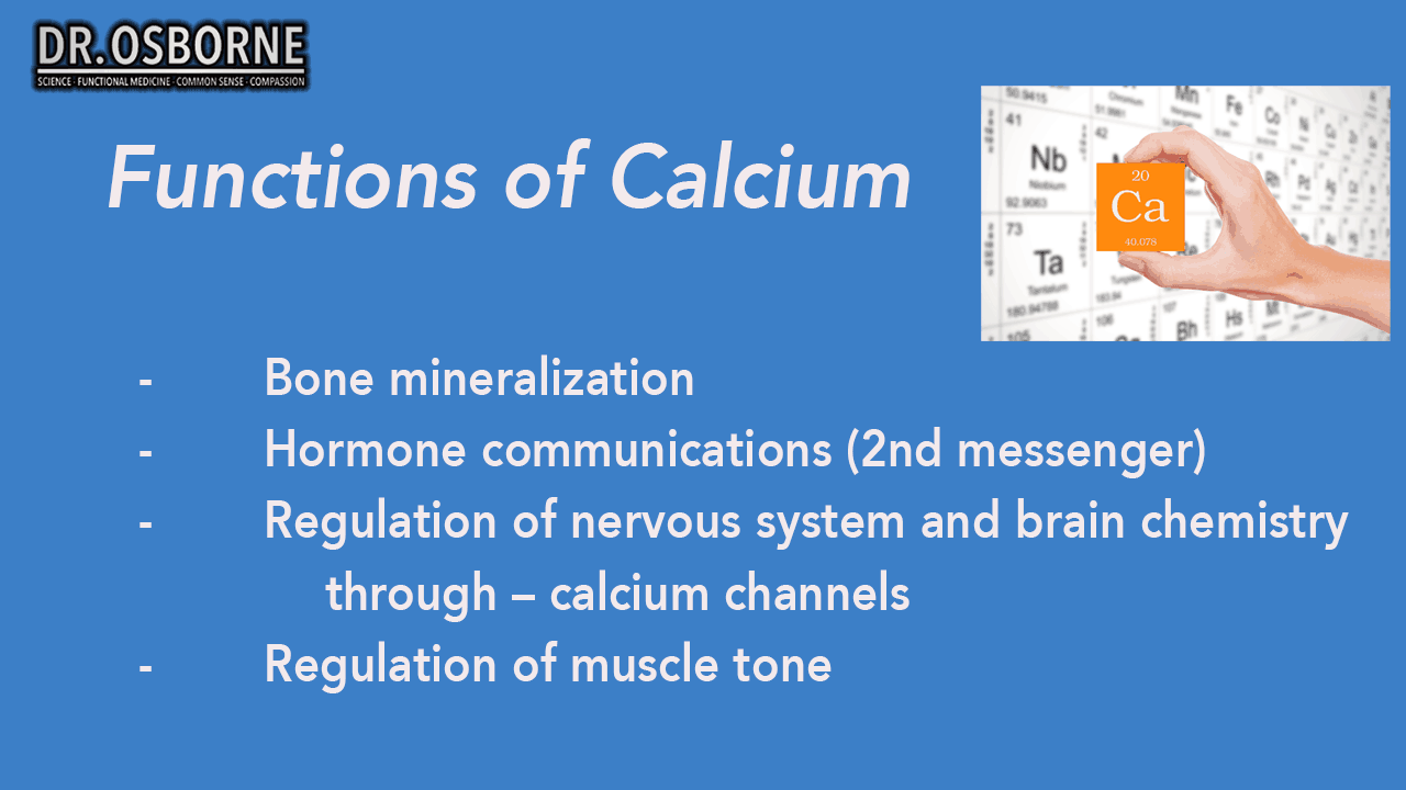 The Functions of Calcium Gluten Free Society