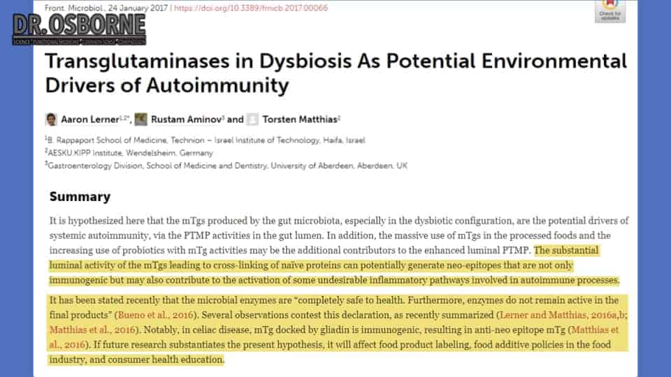 mTg potentially causing autoimmunity