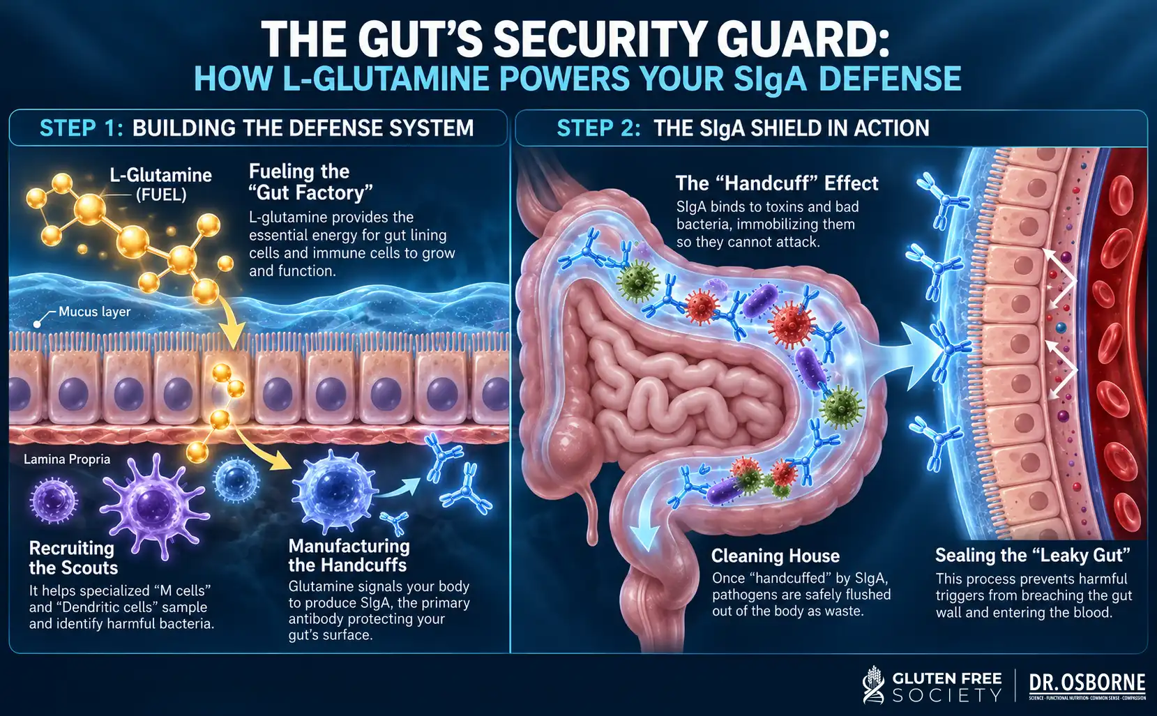 L-Glutamine: Benefits, Gut Health, Food Sources, Testing, and Dosage