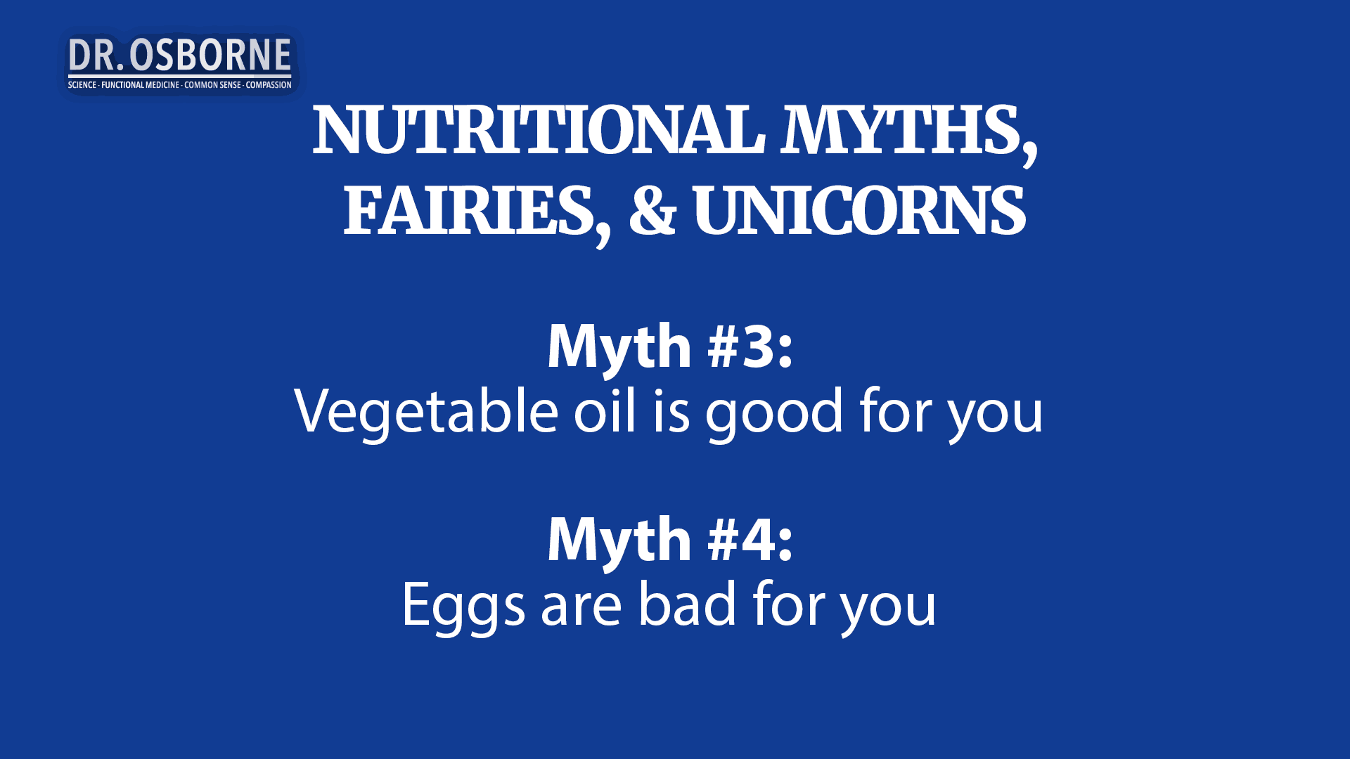 nutritional myths