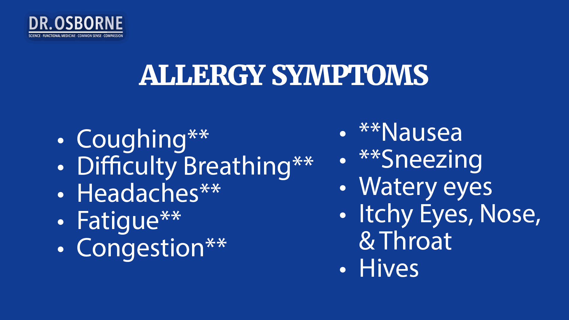 allergies