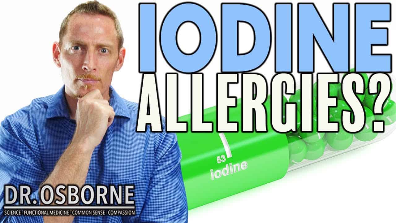 Iodine is essential to your health (and you're NOT allergic to it