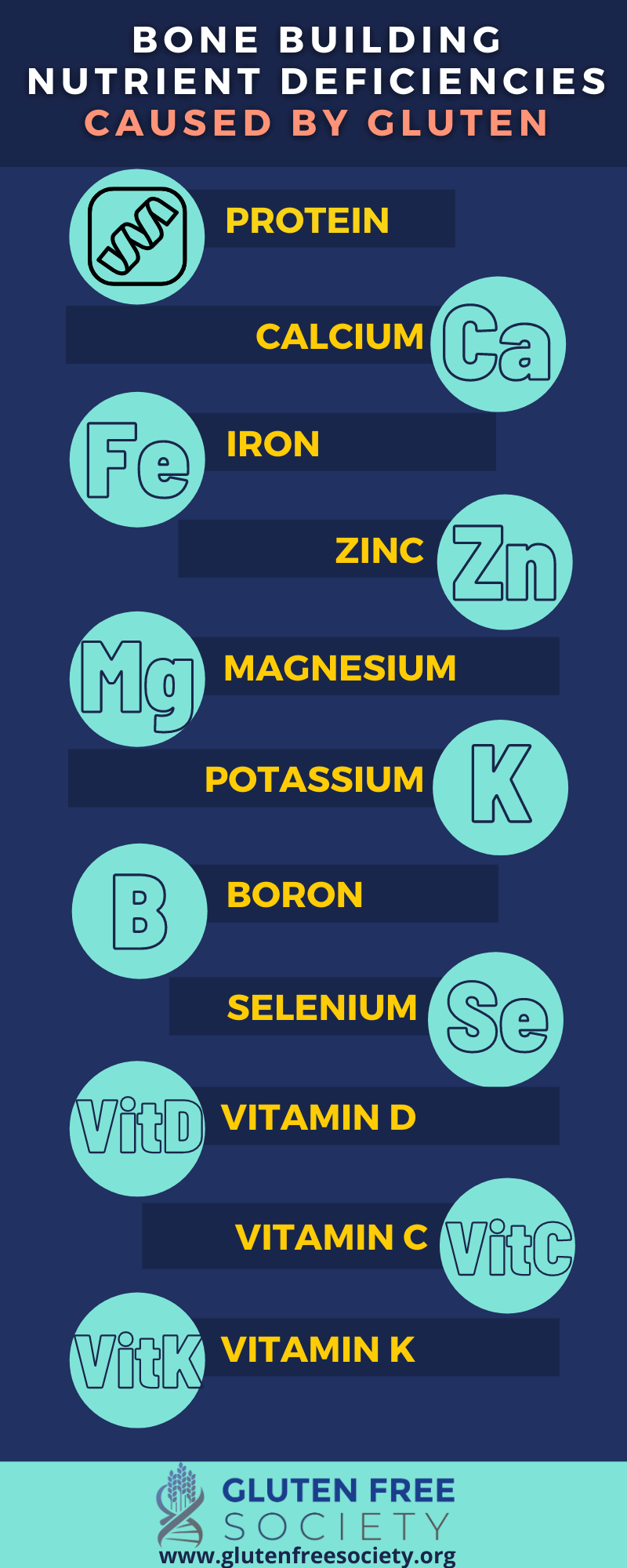 gluten, malabsorption, and bone loss - nutrients