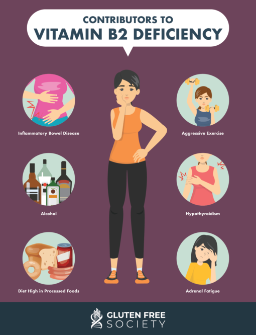 Vitamin B2 Nutrients Deficiencies Gluten Gluten Free Society