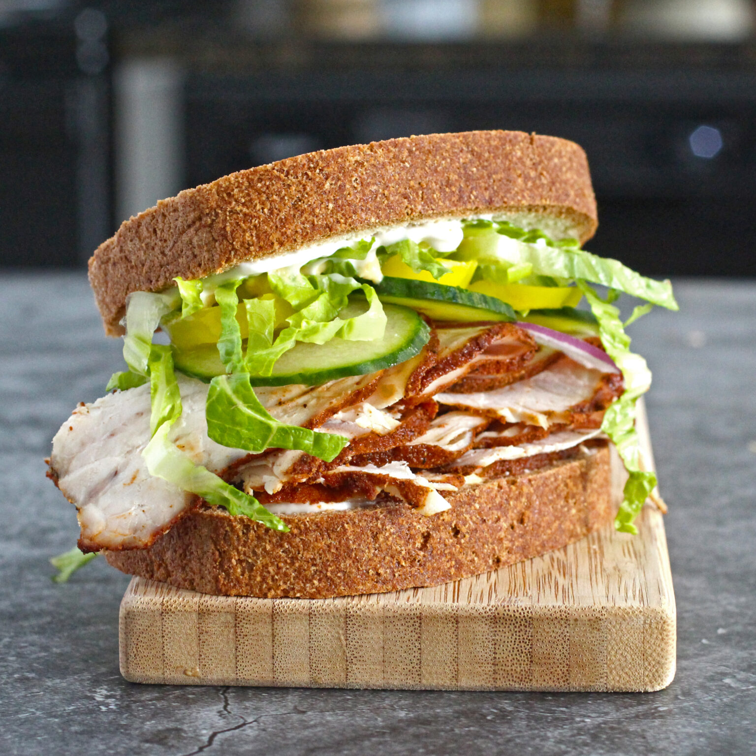 Roasted Turkey Sandwich on Warrior Bread Gluten Free Society