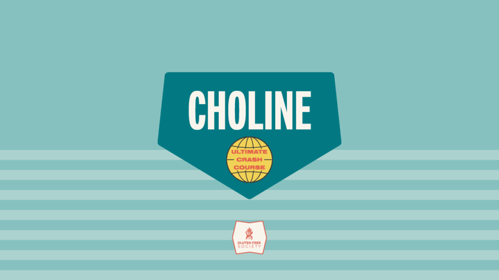 Choline educational title graphic used in functional nutrition overview.
