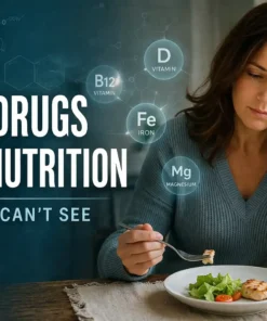 GLP-1 drug side effects malnutrition nutrient deficiency woman eating small meal