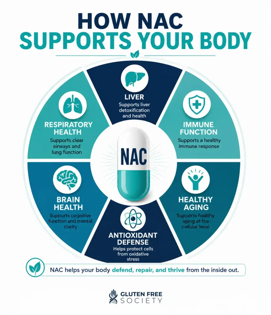 how nac supports your body - Gluten Free Society