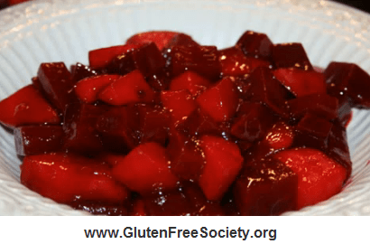 Beets and Apples gluten free side dish