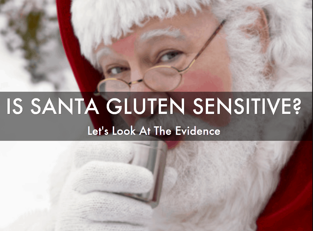 Is Santa Gluten Sensitive gluten free christmas