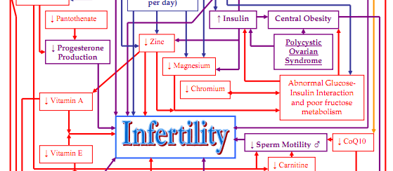 Nutritional causes of infertility